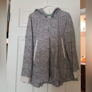 Lululemon Athletica Light Gray Heathered Sun Showers Windbreaker Jacket